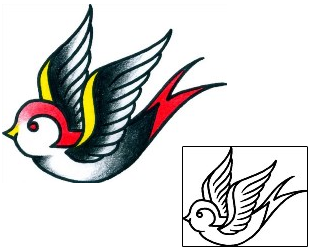 Swallow Tattoo Tattoo Styles tattoo | BKF-00070