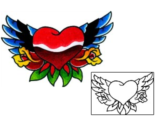 Heart Tattoo Tattoo Styles tattoo | BKF-00149