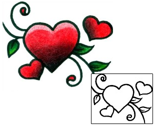 Heart Tattoo Tattoo Styles tattoo | BKF-00415