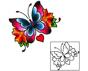 Butterfly Tattoo Tattoo Styles tattoo | BKF-00435