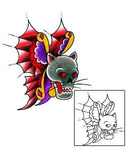 Cat Tattoo Tattoo Styles tattoo | BKF-00662
