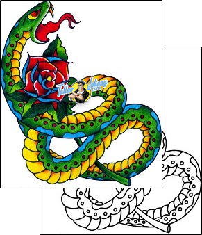 Scary Tattoo snake-tattoos-captain-black-bkf-01223