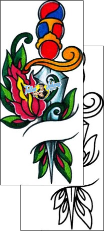 Dagger Tattoo horror-dagger-tattoos-captain-black-bkf-01233