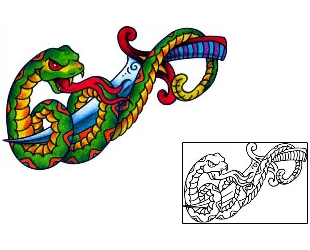 Reptile Tattoo Tattoo Styles tattoo | BKF-01268