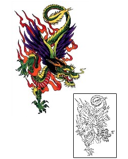 Asian Tattoo Mythology tattoo | BLF-00010