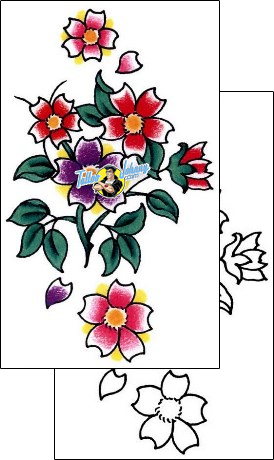 Flower Tattoo plant-life-flowers-tattoos-brandon-lewis-blf-00012