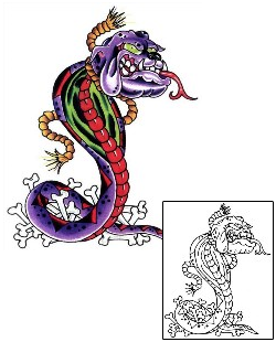 Snake Tattoo Bulldog Morph Tattoo