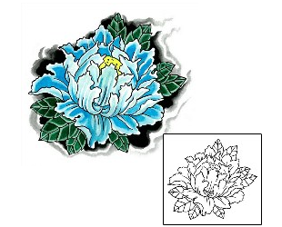 Asian Tattoo Plant Life tattoo | BLF-00030