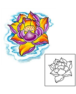 Lotus Tattoo Plant Life tattoo | BLF-00032