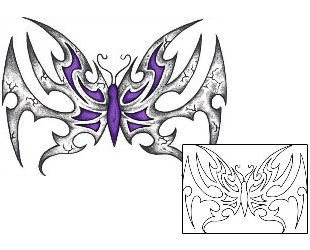Butterfly Tattoo Specific Body Parts tattoo | BNF-00066