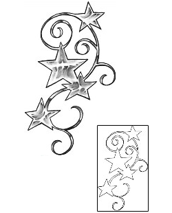 Star Tattoo Astronomy tattoo | BNF-00137