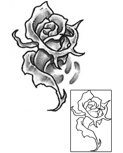 Rose Tattoo Plant Life tattoo | BNF-00142