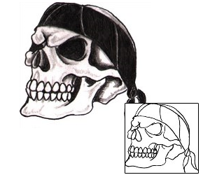 Skull Tattoo Miscellaneous tattoo | BOF-00152