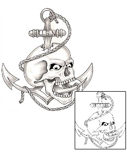 Anchor Tattoo Horror tattoo | BOF-00205