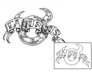 Taurus Tattoo Miscellaneous tattoo | BPF-00018