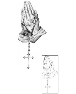 Praying Hands Tattoo Religious & Spiritual tattoo | BTF-00029