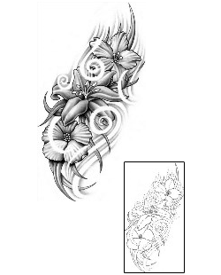 Hibiscus Tattoo Plant Life tattoo | BTF-00068