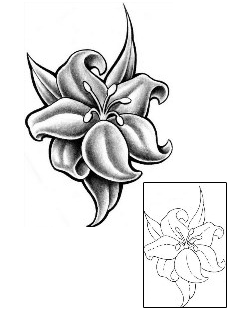 Lily Tattoo Plant Life tattoo | BTF-00070