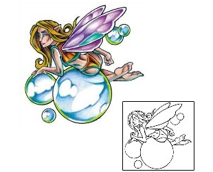 Fairy Tattoo Bubble Fairy Tattoo