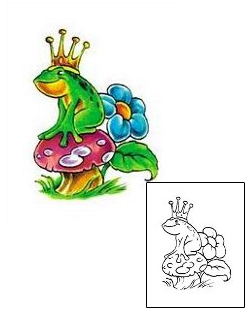 Flower Tattoo Frog King Tattoo