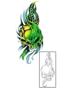 Mythology Tattoo Morphing Skull Tattoo