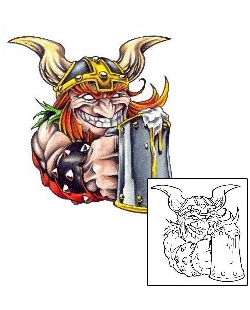 Mythology Tattoo Drunken Viking Tattoo