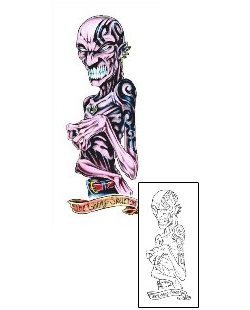 Monster Tattoo The Living Skeleton Tattoo