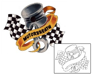 Picture of Motor Breath Tattoo