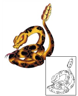 Snake Tattoo Horror tattoo | C2F-00033