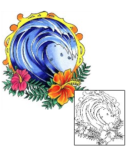 Hibiscus Tattoo Plant Life tattoo | C2F-00082
