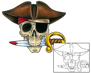 Pirate Tattoo Miscellaneous tattoo | CAF-00004