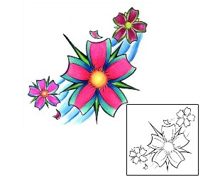 Flower Tattoo Plant Life tattoo | CBF-00005
