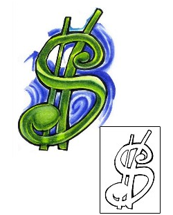 Money Tattoo Miscellaneous tattoo | CBF-00036