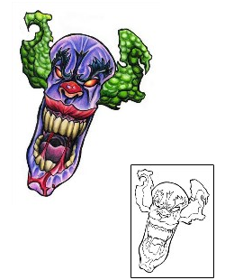 Clown Tattoo Horror tattoo | CBF-00039