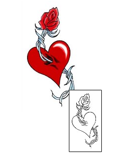 Heart Tattoo For Women tattoo | CCF-00084