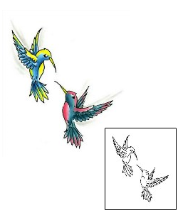 Hummingbird Tattoo Animal tattoo | CCF-00107