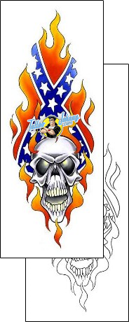 Skull Tattoo horror-skull-tattoos-cherry-creek-flash-ccf-00128