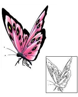 Butterfly Tattoo Insects tattoo | CCF-00137