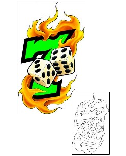 Fire – Flames Tattoo Miscellaneous tattoo | CCF-00144