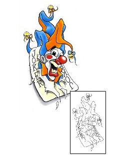 Joker - Jester Tattoo Mythology tattoo | CCF-00146