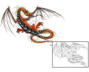 Dragon Tattoo Mythology tattoo | CCF-00252