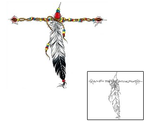 Feather Tattoo Specific Body Parts tattoo | CCF-00352