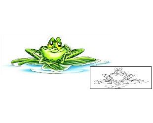Frog Tattoo Specific Body Parts tattoo | CCF-00468