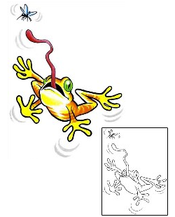 Frog Tattoo Reptiles & Amphibians tattoo | CCF-00471