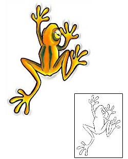 Frog Tattoo Reptiles & Amphibians tattoo | CCF-00472