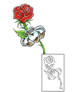 Rose Tattoo Plant Life tattoo | CCF-00540