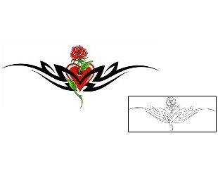 Rose Tattoo For Women tattoo | CCF-00541