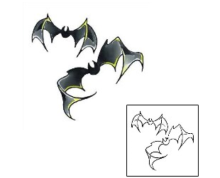 Bat Tattoo Animal tattoo | CCF-00567