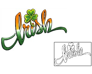 Irish Tattoo Plant Life tattoo | CCF-00595