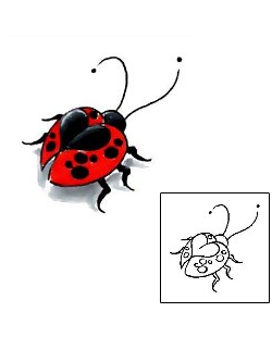 Ladybug Tattoo Insects tattoo | CCF-00615
